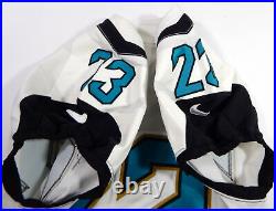 2017 Jacksonville Jaguars #23 Game Issued White Jersey 40 DP36954