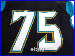 2017 Jacksonville Jaguars #75 Game Issued Black Jersey 44 DP37031