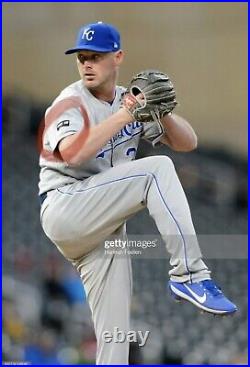 2017 KC Kansas City Royals Travis Wood game worn team issued jersey ACE30 Sz 46