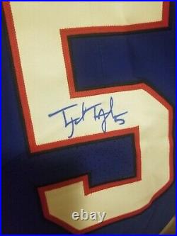 2017 Nike Game Issued Signed Buffalo Bills Tyrod Taylor Jersey Size 40 PSA/DNA
