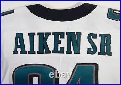 2017 Philadelphia Eagles Kamar Aiken Sr #81 Game Issued White Jersey 42+4 710