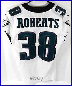 2017 Philadelphia Eagles Stephen Roberts #38 Game Issued White Jersey 38 DP29163