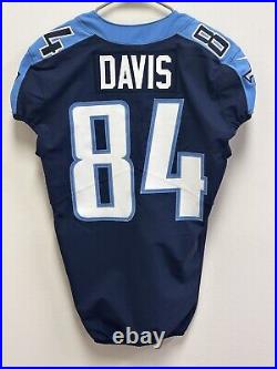 2017 Tennessee Titans Authentic Game Issued Corey Davis NFL Football Jersey