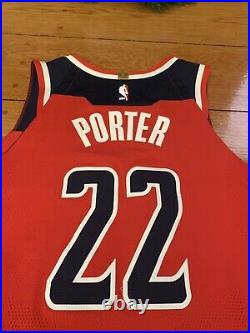2017 Washington Wizards Otto Porter Game Worn/Issued/Used Jersey Nike NBA RARE