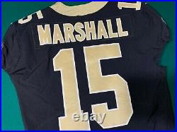 2018 #15 New Orleans Saints Brandon Marshall Game Issued Jersey Size42