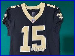 2018 #15 New Orleans Saints Brandon Marshall Game Issued Jersey Size42