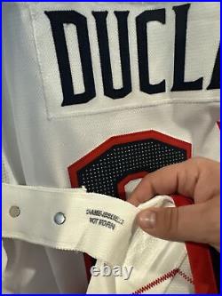 2018-19 Anthony Duclair Columbus Blue Jackets Game Issued NHL Hockey Jersey 56