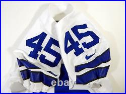 2018 Dallas Cowboys #45 Game Issued White Jersey 42 DP15511