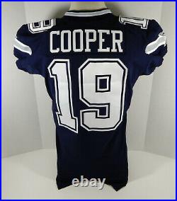 2018 Dallas Cowboys Amari Cooper #19 Game Issued Navy Jersey DP07928