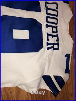 2018 Dallas Cowboys Amari Cooper Game Issued Used White Home Jersey