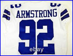 2018 Dallas Cowboys Dorance Armstrong #92 Game Issued White Jersey 44 DP15497