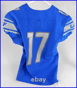 2018 Detroit Lions #17 Game Issued Blue Jersey 40 DP67361