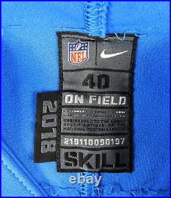 2018 Detroit Lions #17 Game Issued Blue Jersey 40 DP67361