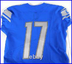 2018 Detroit Lions #17 Game Issued Blue Jersey 40 DP67361