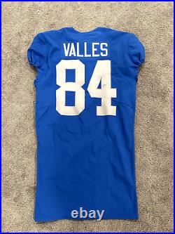 2018 Hakeem Valles Detroit Lions Game Issued Used NFL Nike Football Jersey