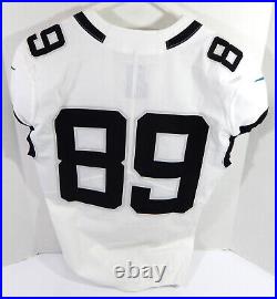 2018 Jacksonville Jaguars #89 Game Issued White Jersey 42 DP36939