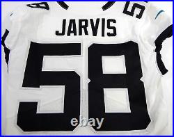 2018 Jacksonville Jaguars Richard Jarvis #58 Game Issued White Jersey 42 DP36020