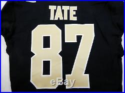 2018 New Orleans Saints Brandon Tate #87 Game Issued Black Jersey Benson Patch