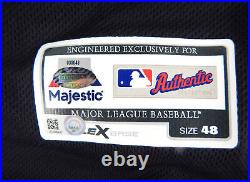 2018 New York Yankees Tommy Kahnle #48 Game Issued P Used Navy Jersey ST P 48 2