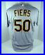 2018-Oakland-Athletics-A-s-Mike-Fiers-50-Game-Issued-Grey-Jersey-50th-Patch-01-kxi