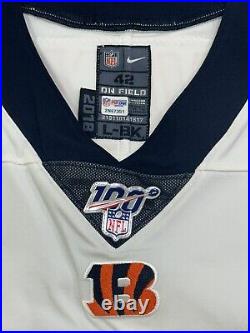 2019 Cincinnati Bengals Game Issued Jordan Evans LONDON GAMES Football Jersey