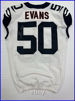 2019 Cincinnati Bengals Game Issued Jordan Evans LONDON GAMES Football Jersey