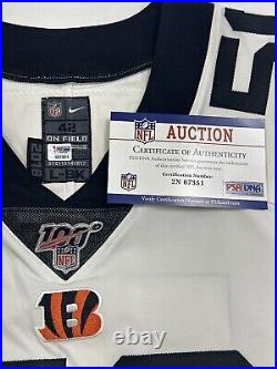 2019 Cincinnati Bengals Game Issued Jordan Evans LONDON GAMES Football Jersey