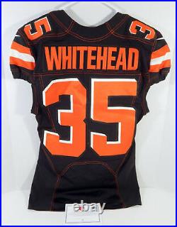 2019 Cleveland Browns Jermaine Whitehead #35 Game Issued Brown Jersey 100 NFL 4