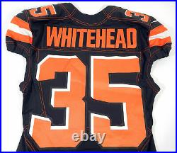 2019 Cleveland Browns Jermaine Whitehead #35 Game Issued Brown Jersey 100 NFL 4