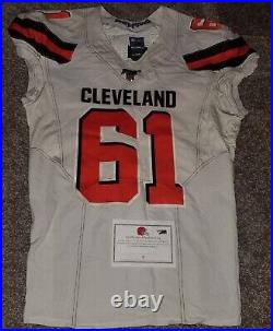 2019 Game Issued NFL Nike Cleveland Browns Ray Jersey Size 46 Fanatics Hologram
