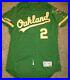 2019-Game-Issued-Worn-Majestic-Oakland-Athletics-Kris-Davis-Rooted-Jersey-Auto-01-ntso
