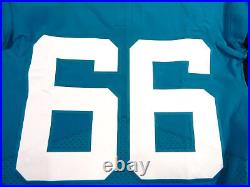2019 Jacksonville Jaguars #66 Game Issued Teal Jersey 25th 100th Patch 46