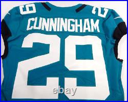 2019 Jacksonville Jaguars Benny Cunningham #29 Game Issued Teal Jersey 25 100 P