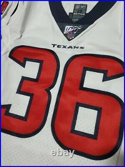 2019 Jonathan Owens Houston Texans Nike Team Issued NFL Jersey Sz 40 Game
