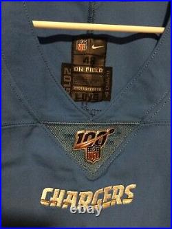2019 Los Angeles Chargers Game Team Issued Jersey Blank Rare Size 48 NFL RARE