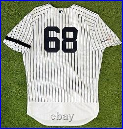 2019 New York Yankees Dellin Betances Game Issued Authentic MLB Baseball Jersey