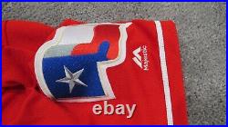 2019 Tim Federowicz Texas Rangers Game Issued Worn MLB Baseball Jersey 100 Patch