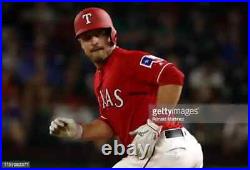 2019 Tim Federowicz Texas Rangers Game Issued Worn MLB Baseball Jersey 100 Patch