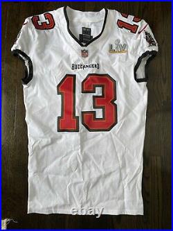 2020-21 Tampa Bay Buccaneers Mike Evans Game Team Issued Super Bowl LV 55 Jersey