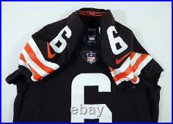 2020 Cleveland Browns Baker Mayfield #6 Game Issued Brown Jersey 40 DP23462