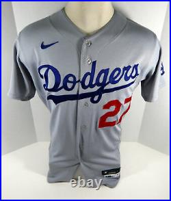 2020 Los Angeles Dodgers Terrance Gore #27 Game Issued Grey Jersey World Series