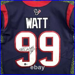 2020 Nike NFL Team Issued Game Jersey Houston Texans JJ Watt Autograph COA Home
