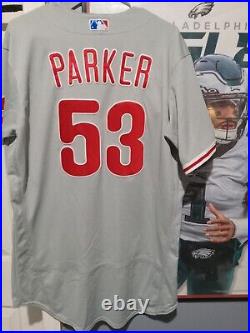 2020 Philadelphia Phillies Game Issued Jersey Blake Parker
