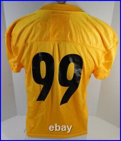 2020 Pittsburgh Steelers #99 Game Issued Yellow Football Jersey 840