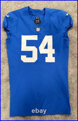 2020 Steven Wirtel Detroit Lions Game Issued Used NFL Nike Football Jersey Iowa