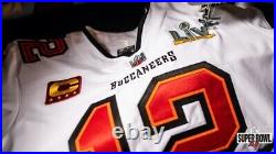 2020 Tampa Bay Buccaneers Game Team issued Jersey Super Bowl LV 55 SB Patch