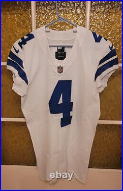 2021 Dallas Cowboys Dak Prescott Signed Team Issued/Game Issued Jersey, Size 44
