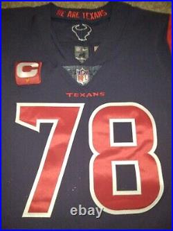 2021 Game Issued Nike Houston Texans Lamery Tunsil Jersey Signed Hologram
