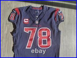 2021 Game Issued Nike Houston Texans Lamery Tunsil Jersey Signed Hologram