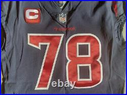 2021 Game Issued Nike Houston Texans Lamery Tunsil Jersey Signed Hologram